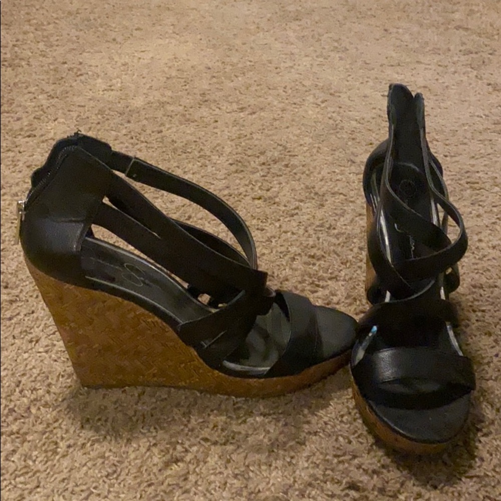 Jessica Simpson wedges
